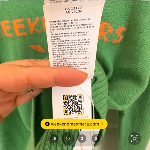 NWOT Weekend Max Mara Label-cut 100% Cashmere Sweater Size:Small US4 Fall/Winter - Picture 13 of 14